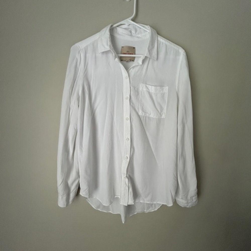 Classic White Long Sleeve Blouse